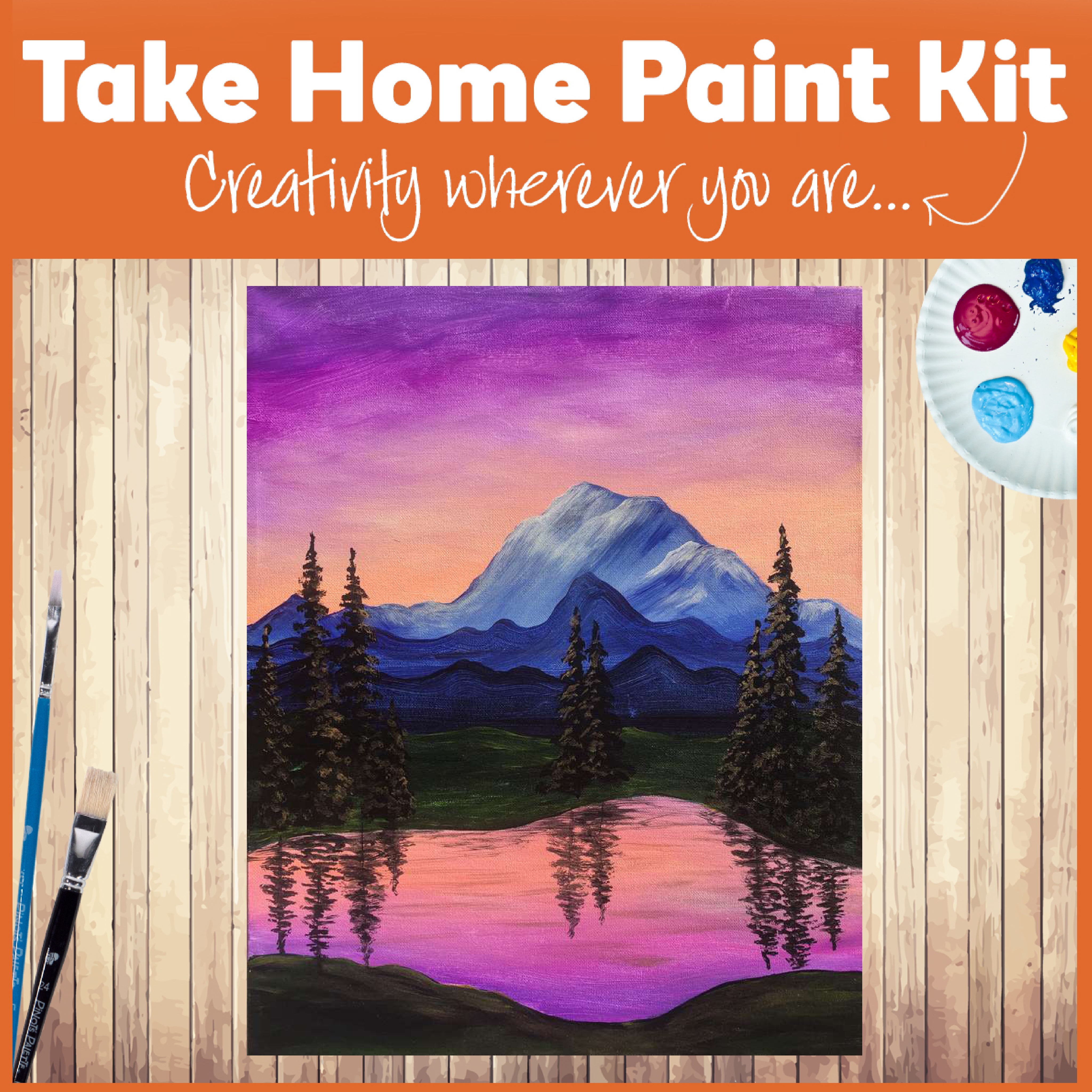 Kit with Video Tutorial Smokey Mountain Morning